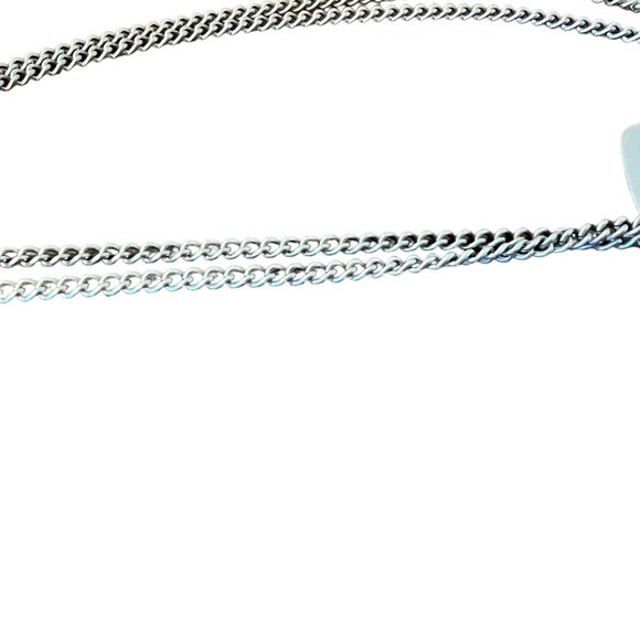 French Army Issued Dog Tag & Chain Unused VTG 1960s Original 14" Chain 1.75" Tag - Picture 13 of 14